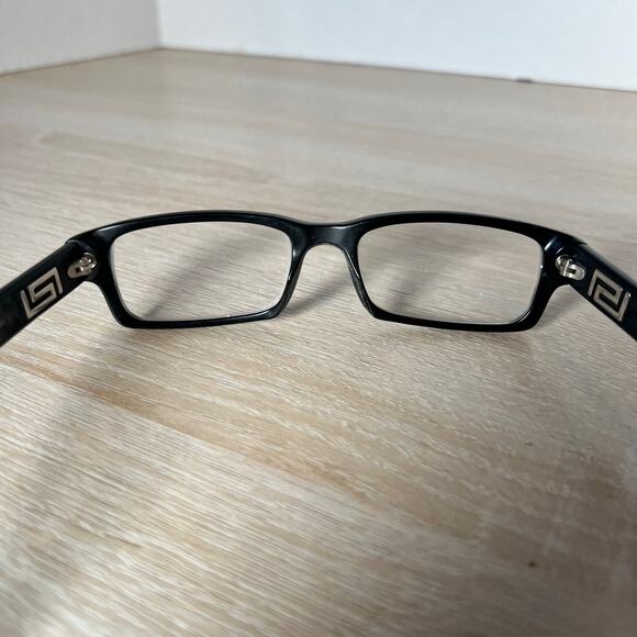 Versace Mod 3102 GB1 Eyeglasses Black Frames PARTS ONLY 52-17-140 - Picture 6 of 12